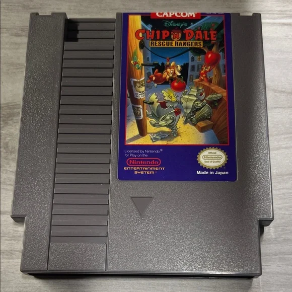 Nintendo Capcom USA Chip 'n Dale Rescue Rangers NES Game - Picture 2 of 4